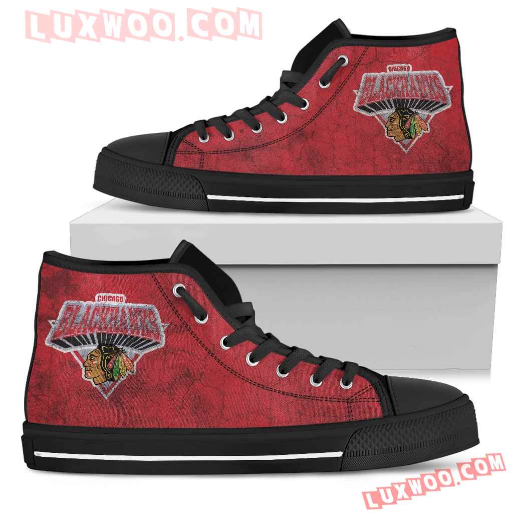 Chicago Blackhawks High Top Shoes