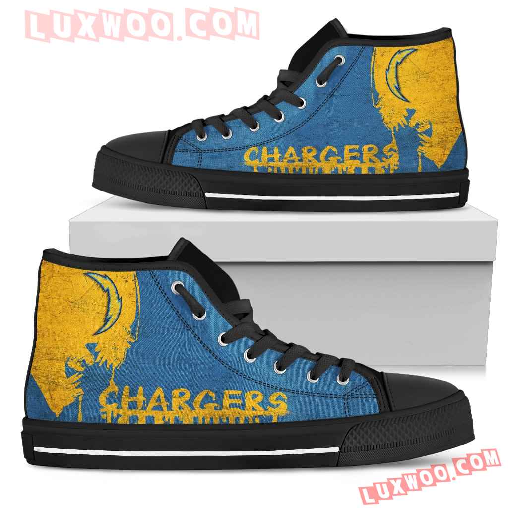 Alien Movie Los Angeles Chargers High Top Shoes