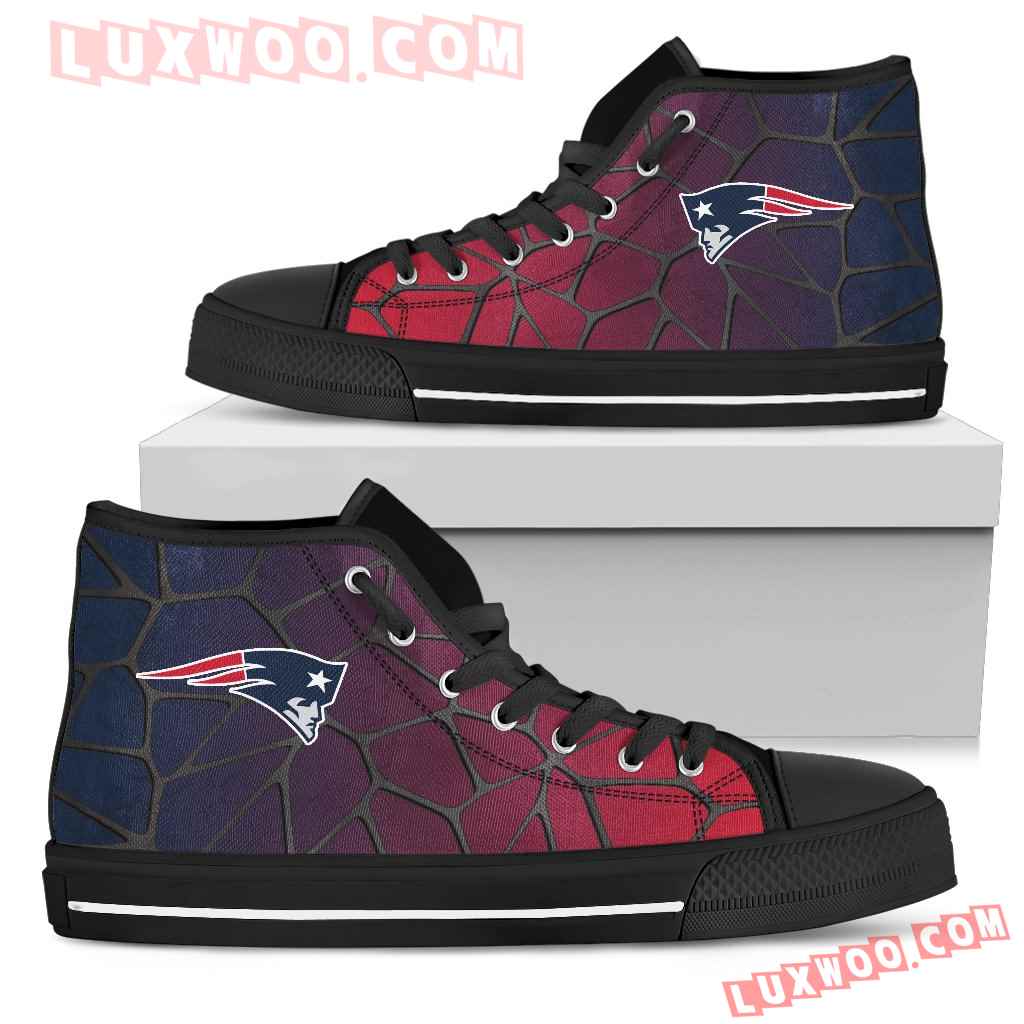 Colors Air Cushion New England Patriots Gradient High Top Shoes