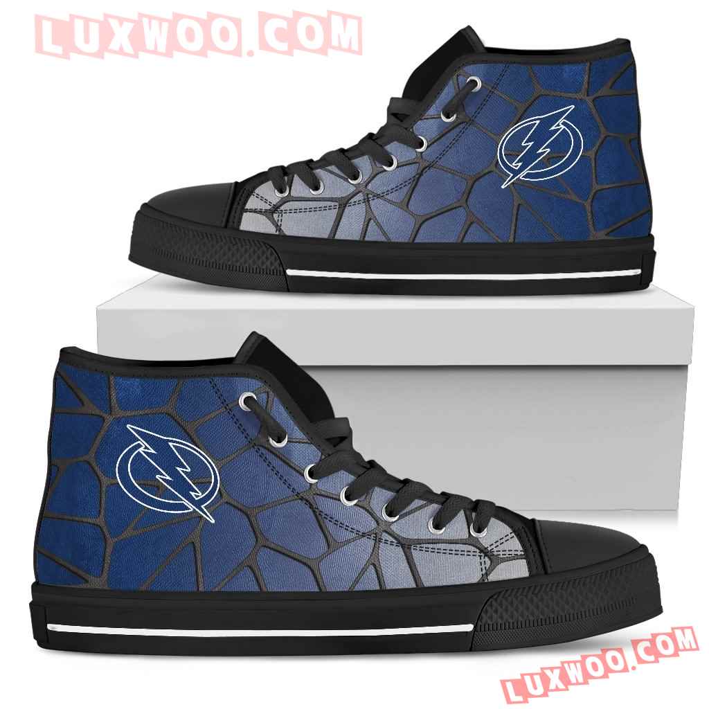 Colors Air Cushion Tampa Bay Lightning Gradient High Top Shoes