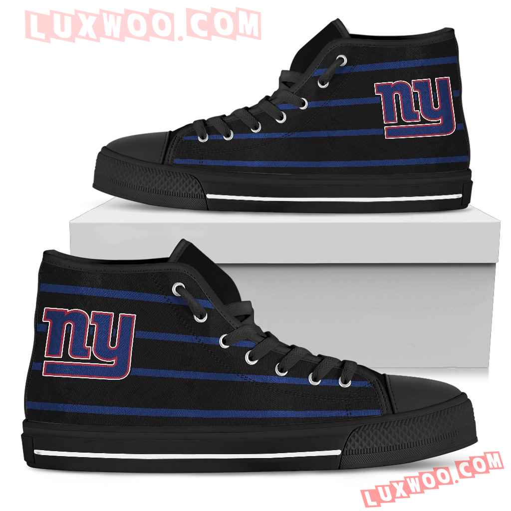 Edge Straight Perfect Circle New York Giants High Top Shoes