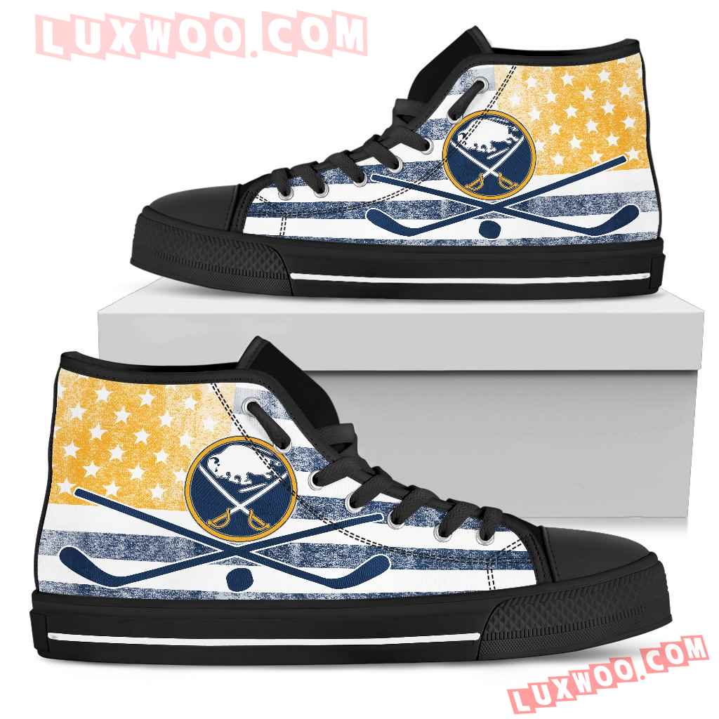 Flag Rugby Buffalo Sabres High Top Shoes