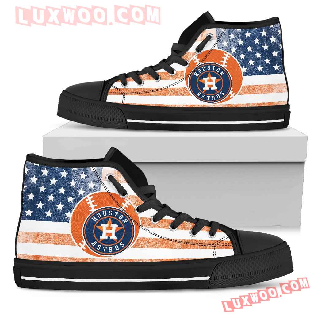 Flag Rugby Houston Astros High Top Shoes