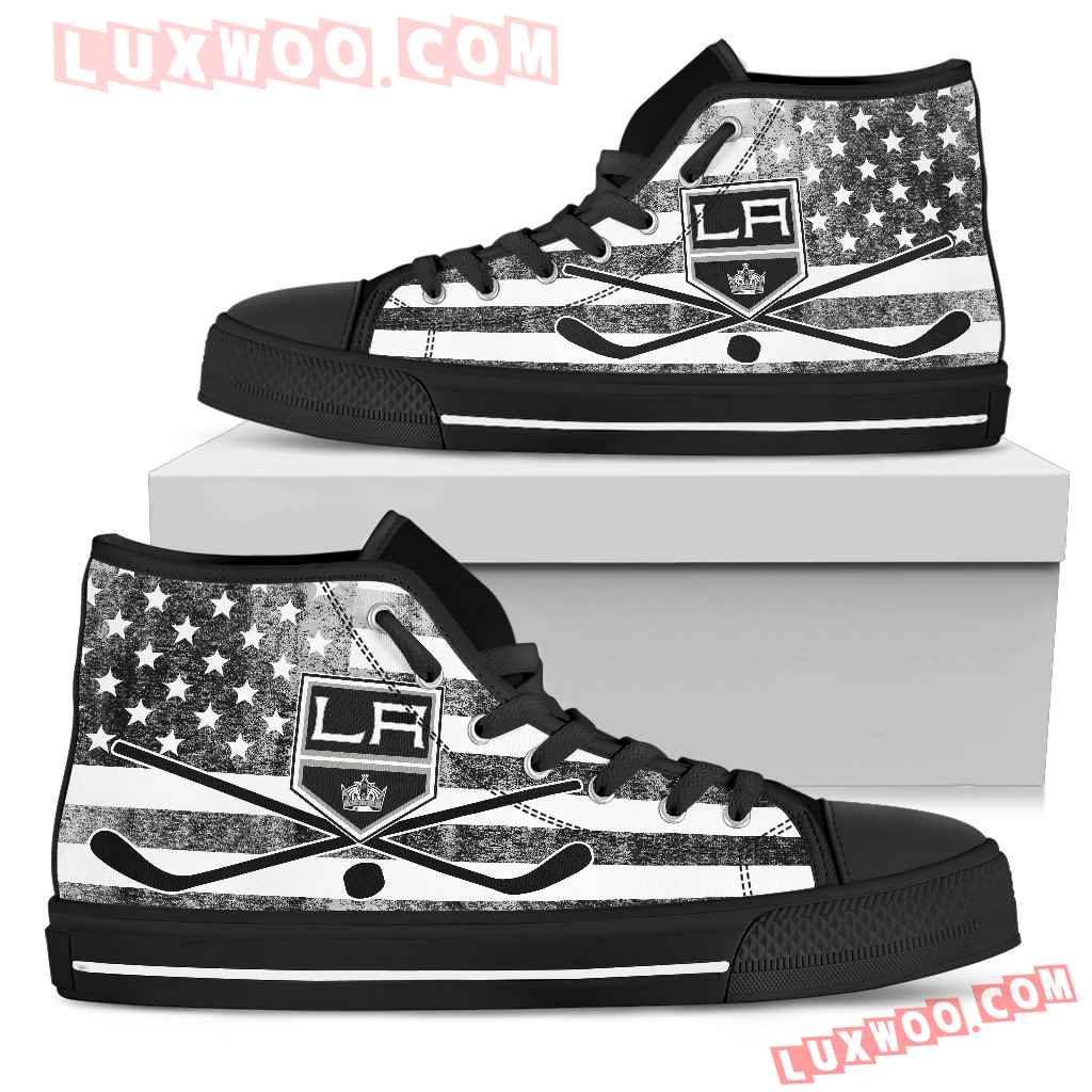 Flag Rugby Los Angeles Kings High Top Shoes