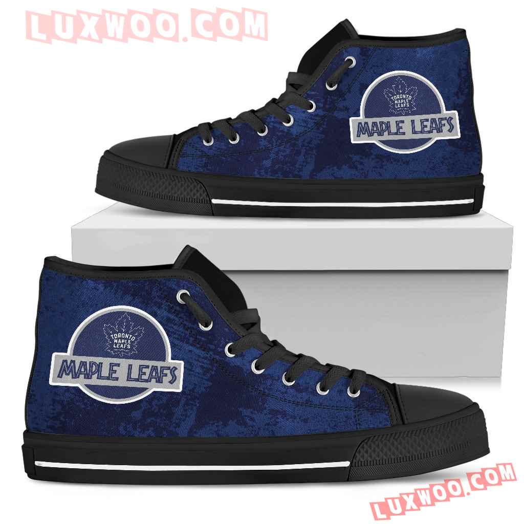 Jurassic Park Toronto Maple Leafs High Top Shoes