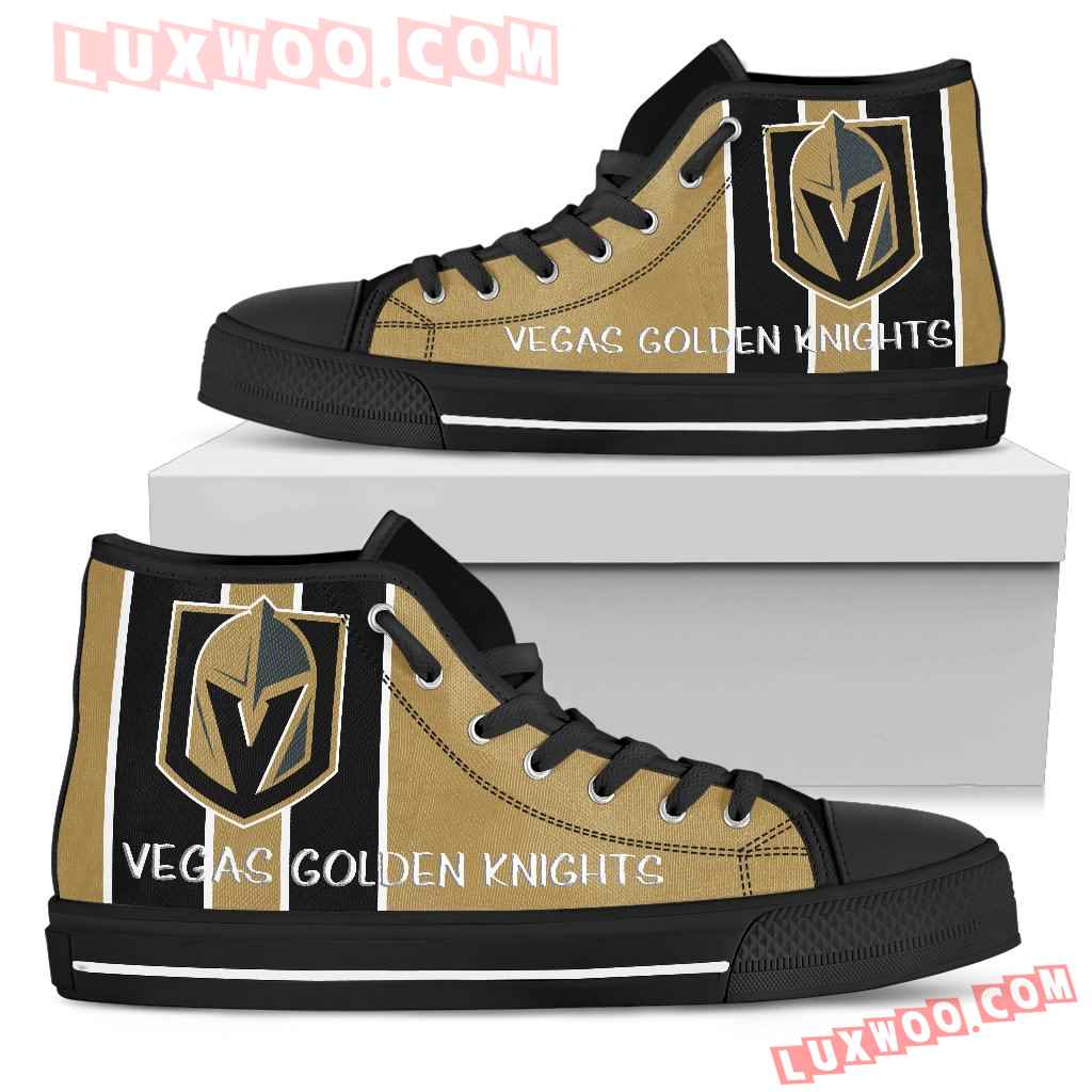 Steaky Trending Fashion Sporty Vegas Golden Knights High Top Shoes