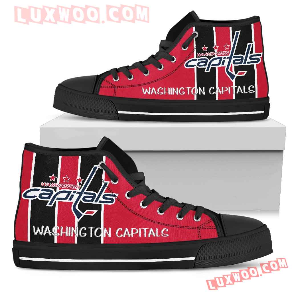 Steaky Trending Fashion Sporty Washington Capitals High Top Shoes