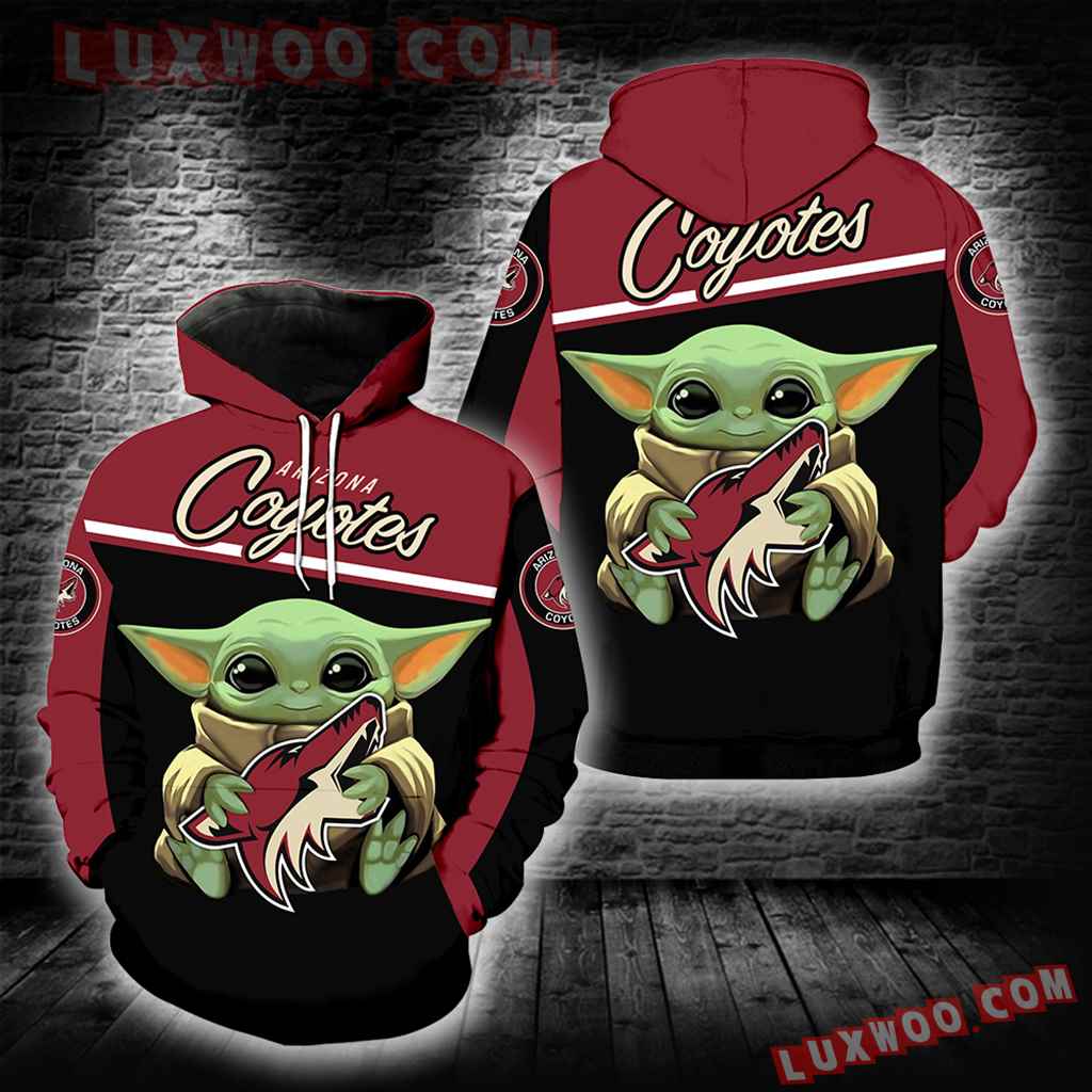 Arizona Coyotes Baby Yoda New Full All Over Print K1378
