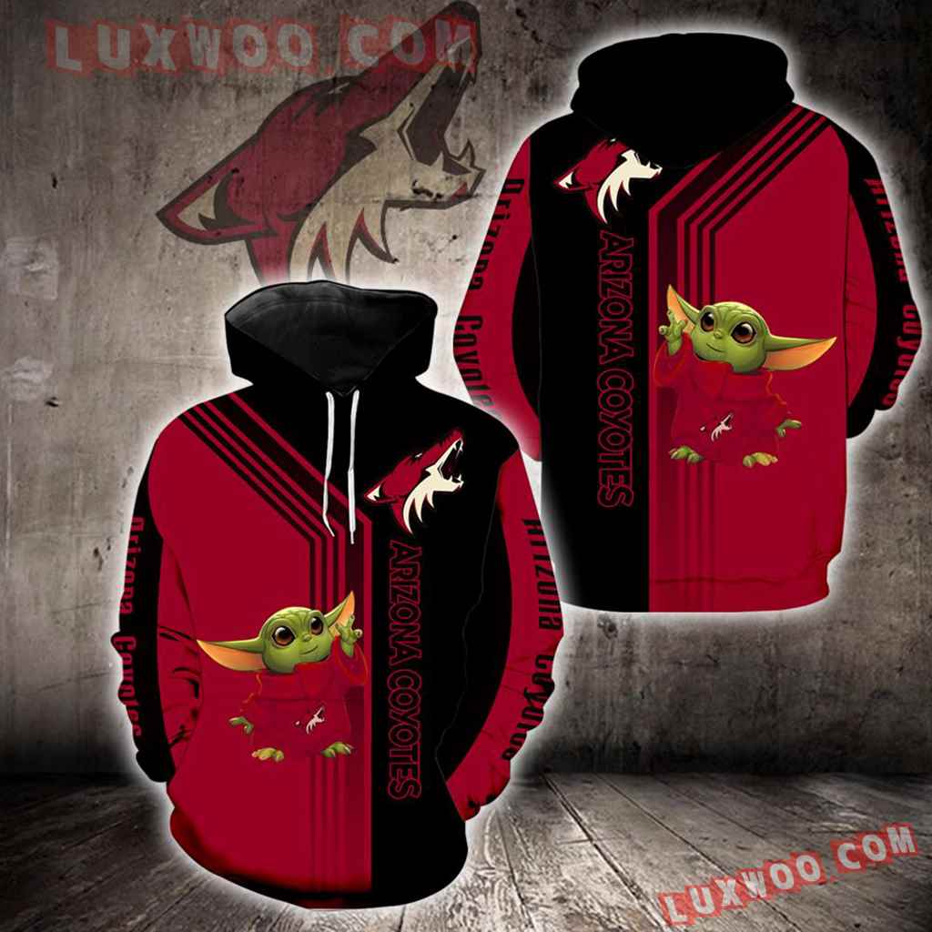 Arizona Coyotes Baby Yoda New Full All Over Print V1553