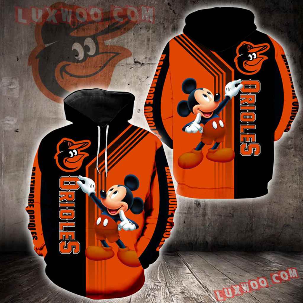 Baltimore Orioles Mickey Mouse New Full All Over Print K1347