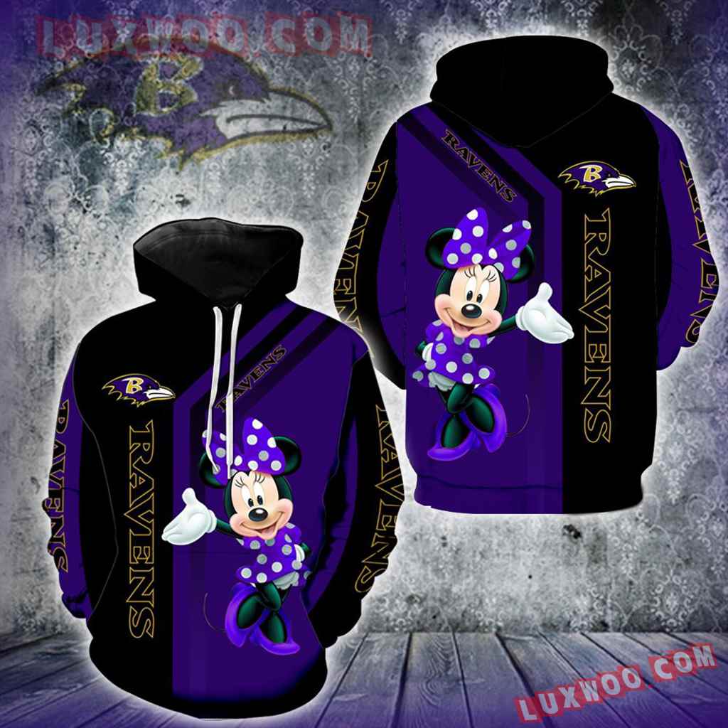 Baltimore Ravens Minnie Mouse New Full All Over Print V1470