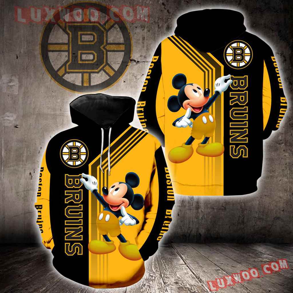 Boston Bruins Mickey Mouse New Full All Over Print V1523
