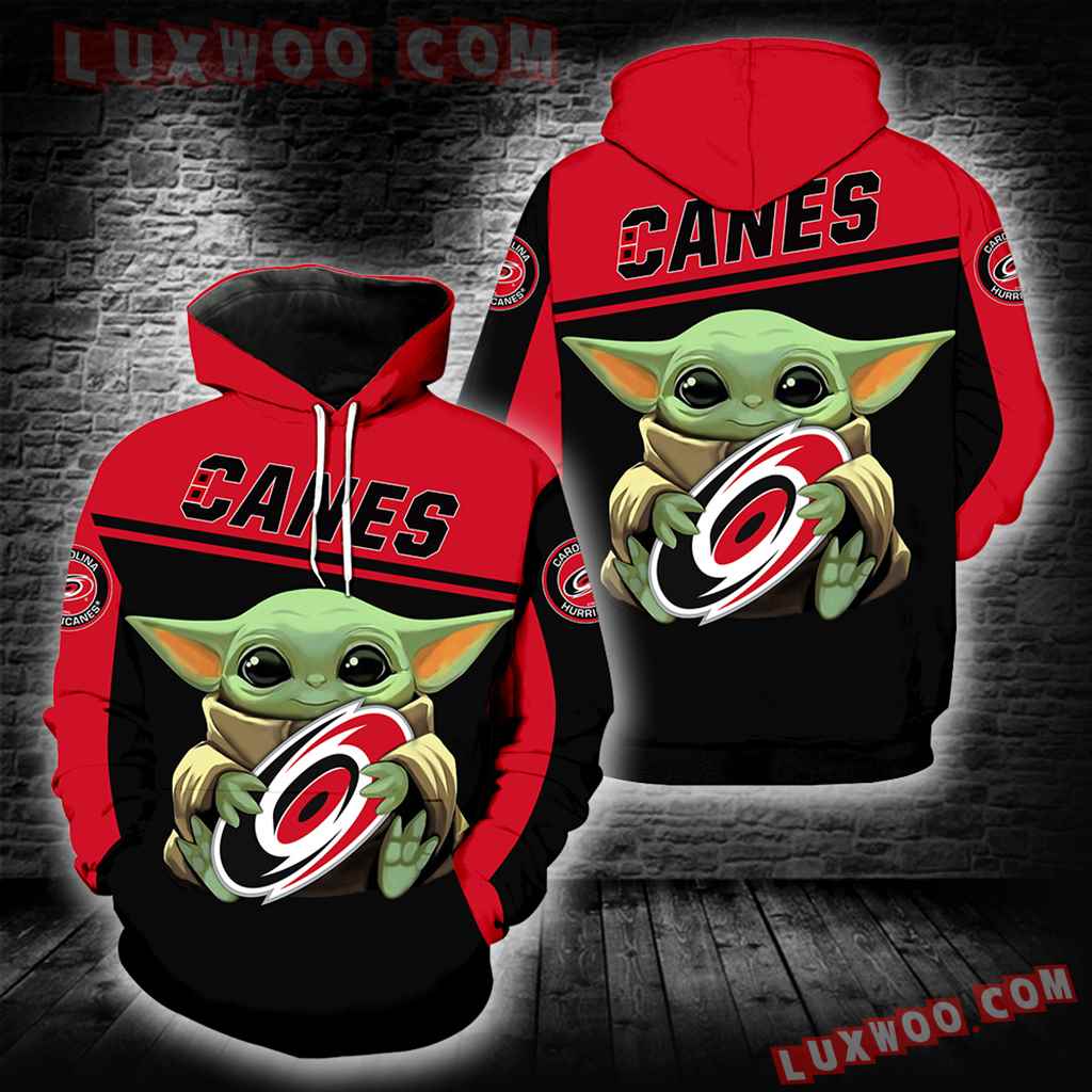 Carolina Hurricanes Baby Yoda New Full All Over Print K1361