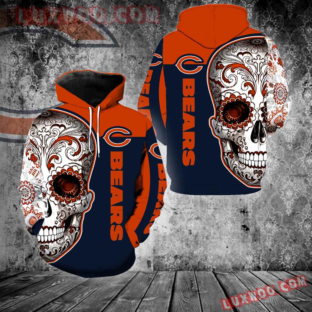 Chicago Bears Skull Full Over Print K1096