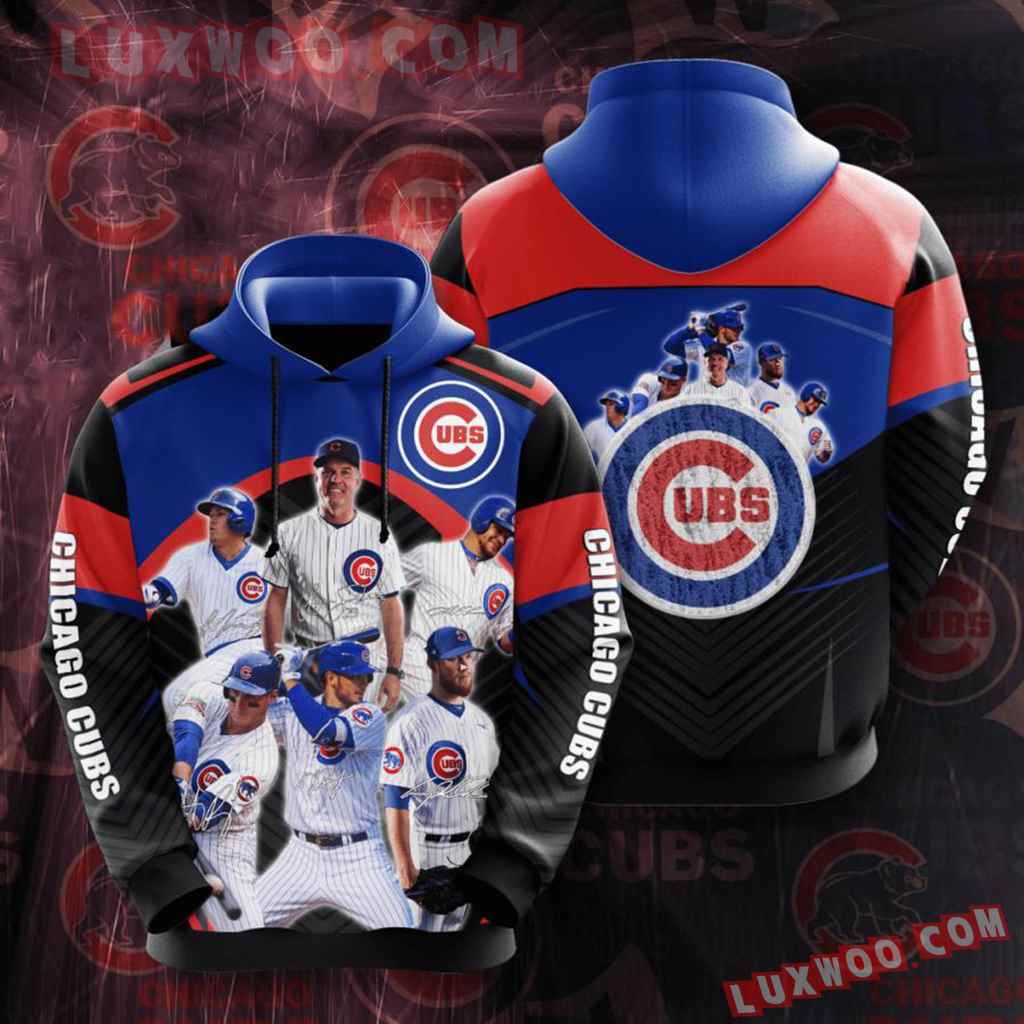 Chicago Cubs 3d Hoodie 11