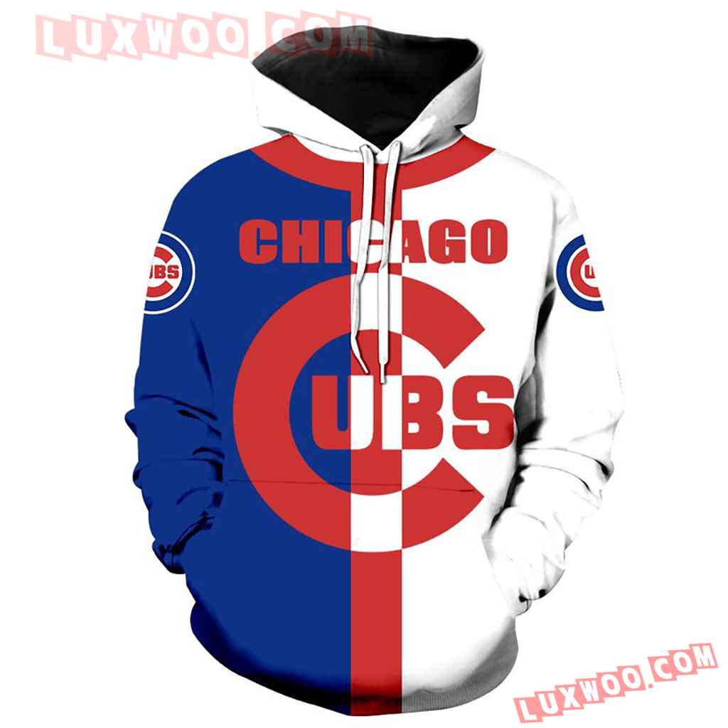 Chicago Cubs 3d Hoodie Full Over Print 1152 1
