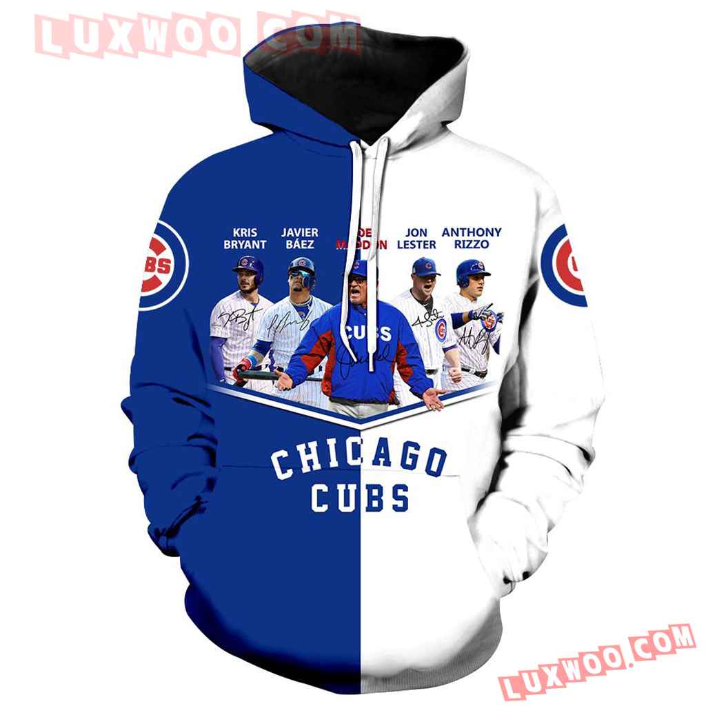 Chicago Cubs 3d Hoodie Full Over Print 1198 1