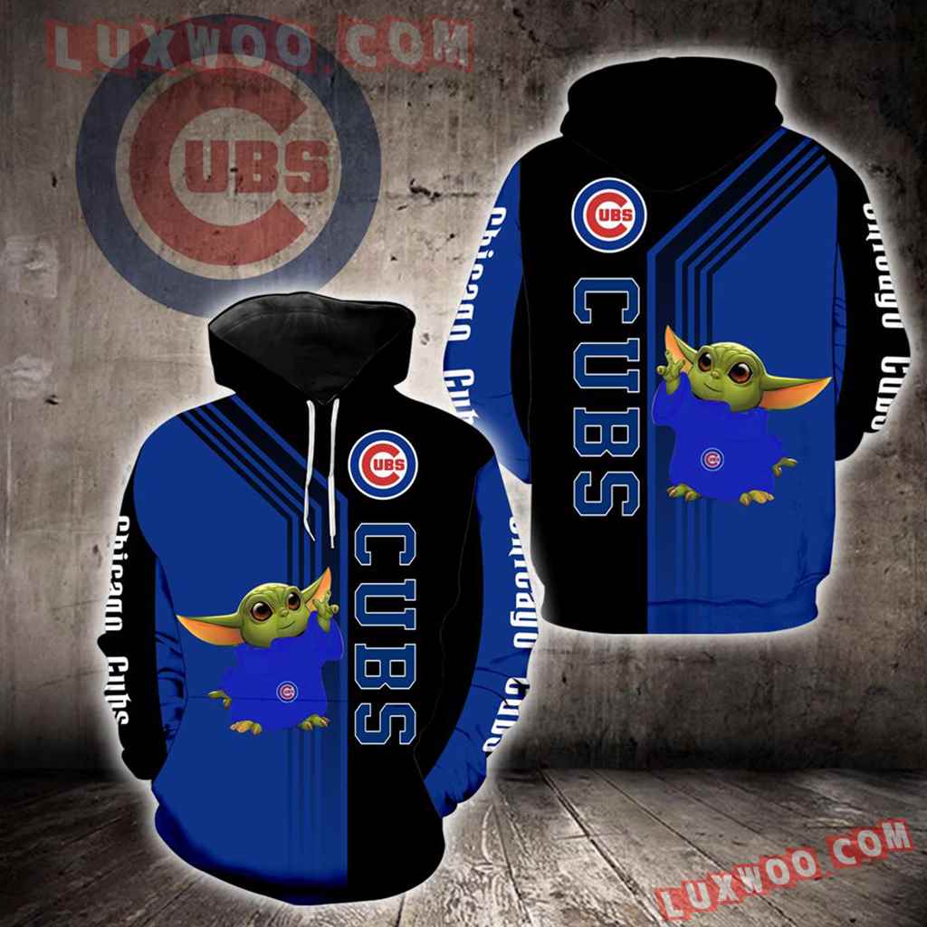 Chicago Cubs Baby Yoda Green New Full All Over Print K1307