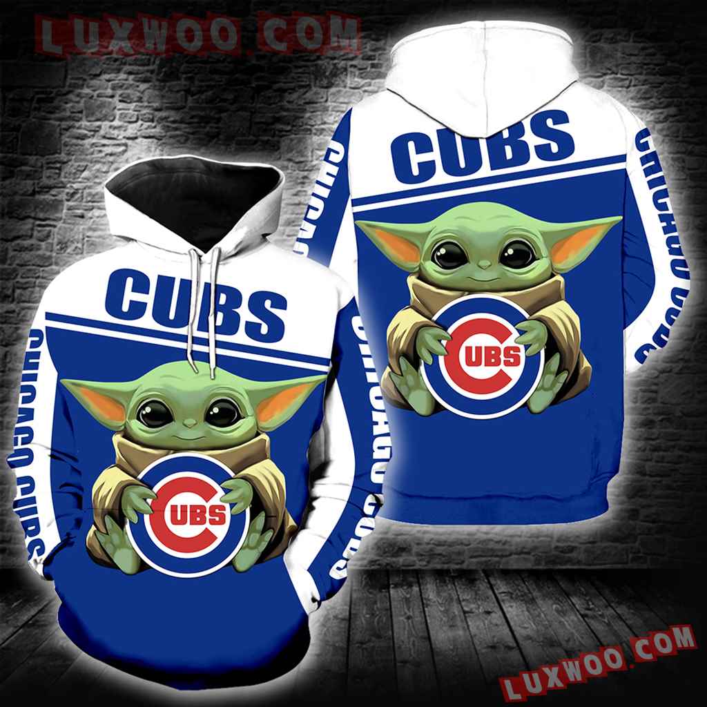 Chicago Cubs Baby Yoda New Full All Over Print K1278 Plus Size Up To 5xl
