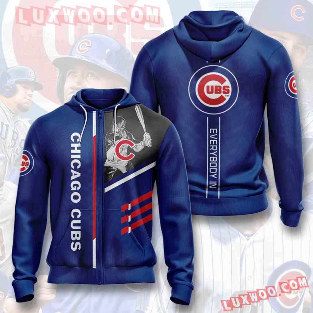 Chicago Cubs Zip Up Hoodie