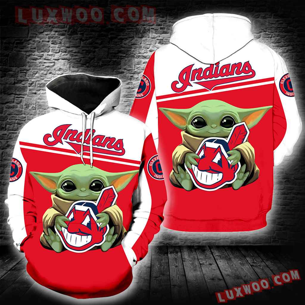 Cleveland Indians Baby Yoda New Full All Over Print K1339