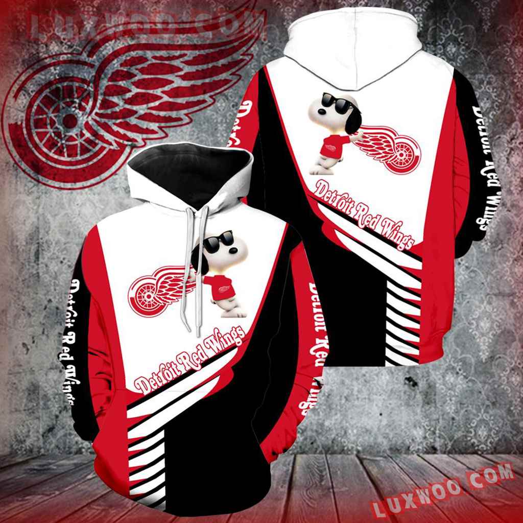 Detroit Red Wings Snoopy Full Over Print V1311