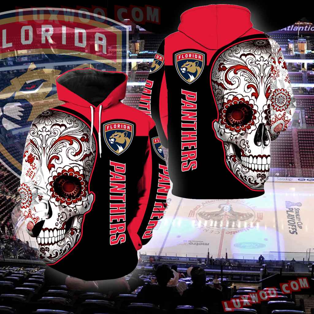 Florida Panthers Skull Full Over Print K1070