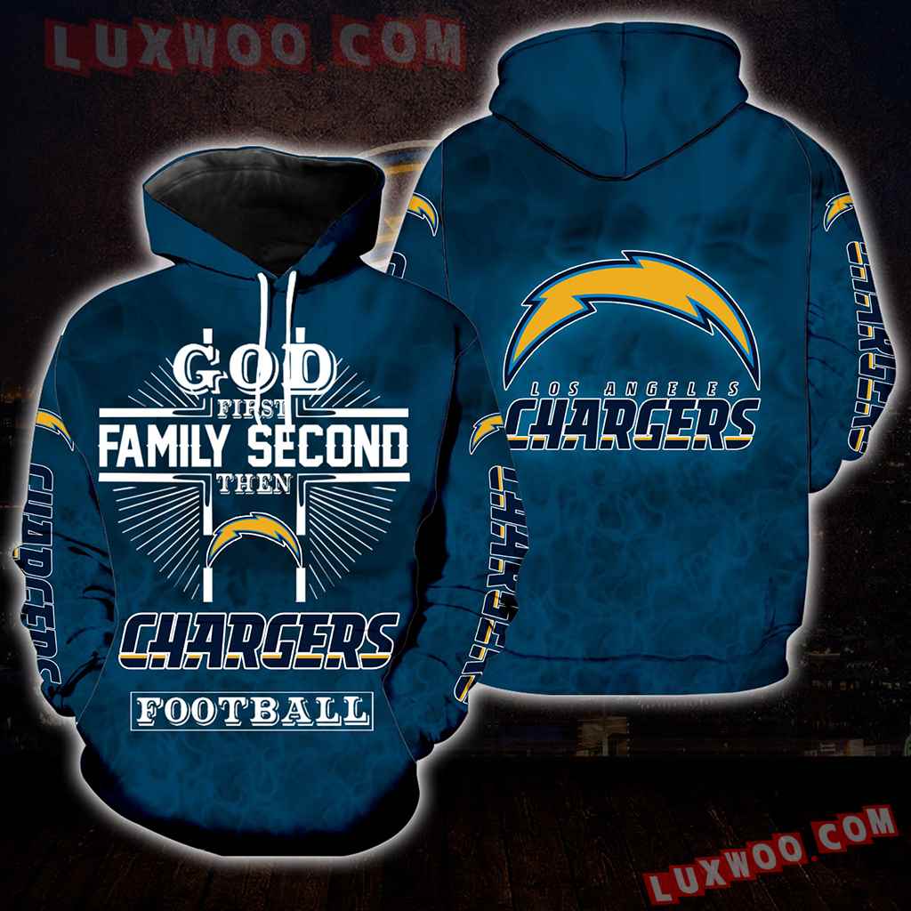 God First Family Second Then La Chargers Full All Over Print S1398