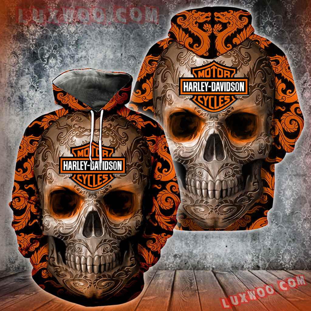 Harley Davidson Dragon Skull New Full All Over Print S1278