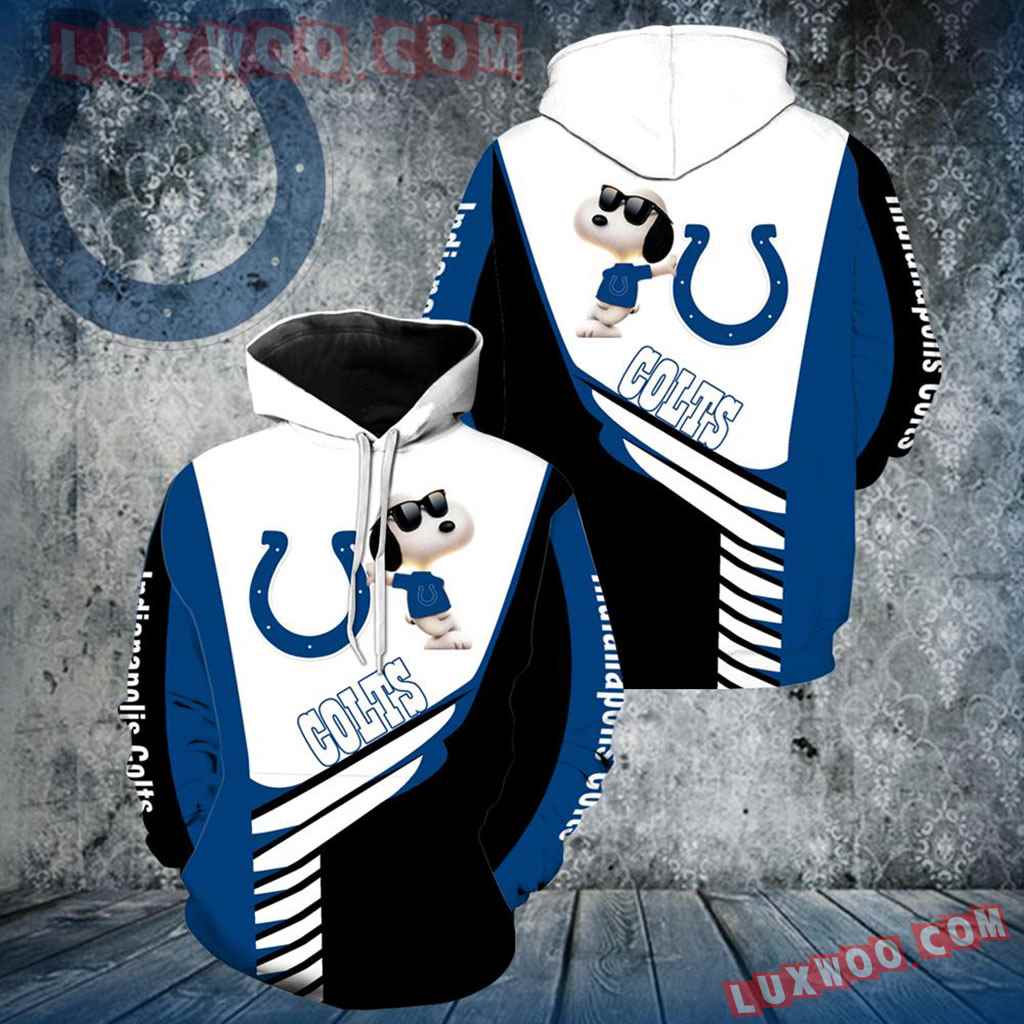Indianapolis Colts Snoopy New Full Over Print V1347