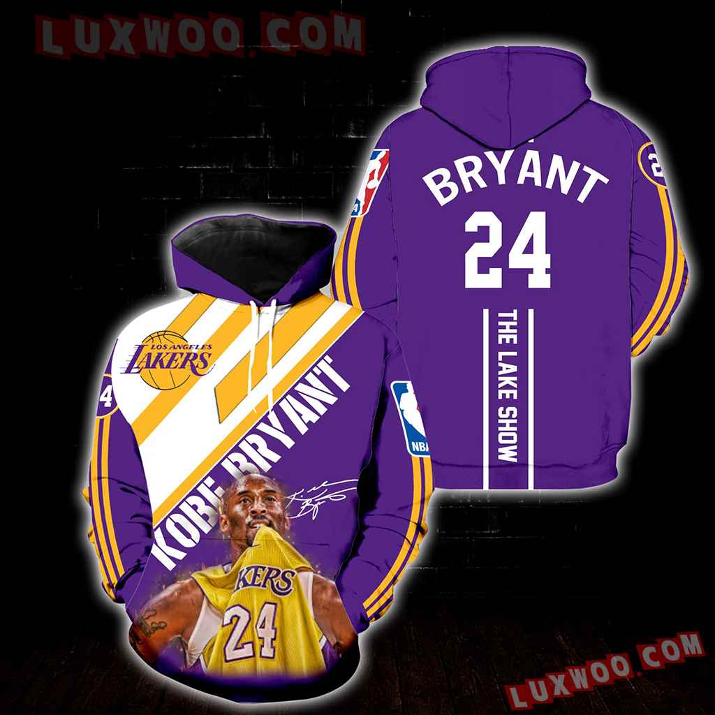 Kobe Bryant 24 Los Angeles Lakers New Full All Over Print Ipq2665