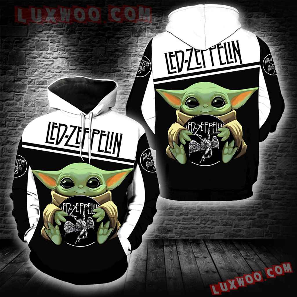 Led Zeppelin Baby Yoda New Full All Over Print K1392