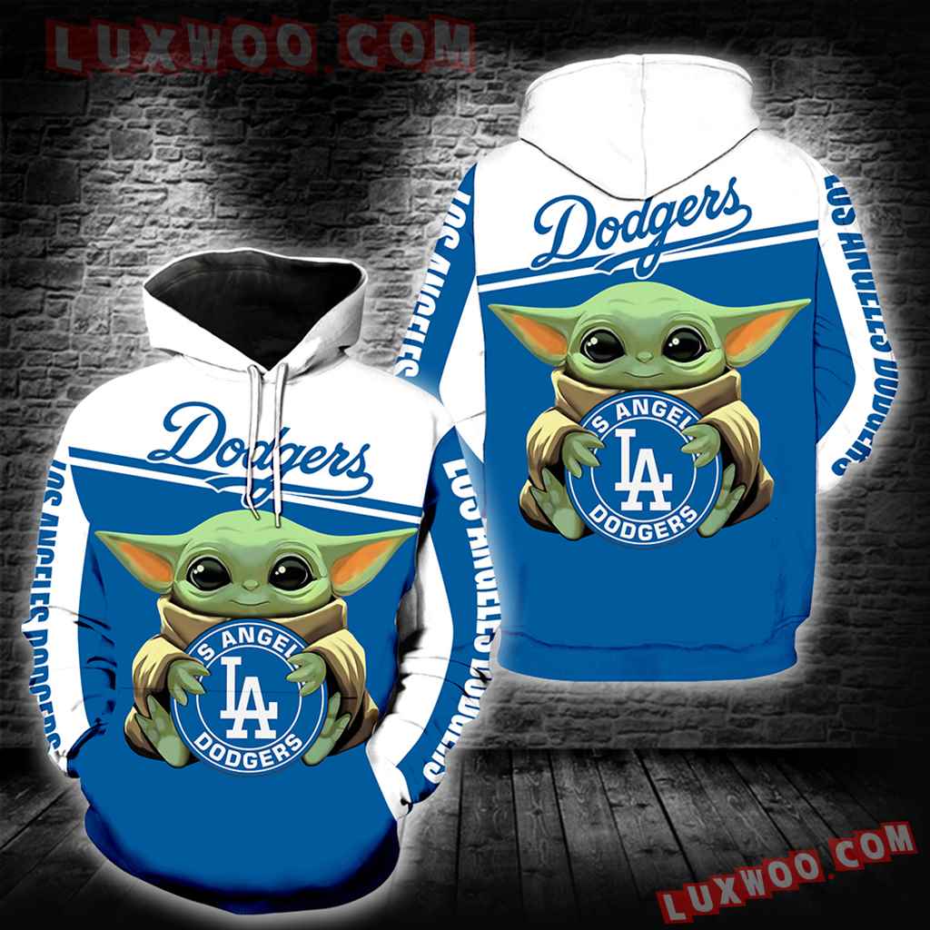 baby yoda dodgers shirt