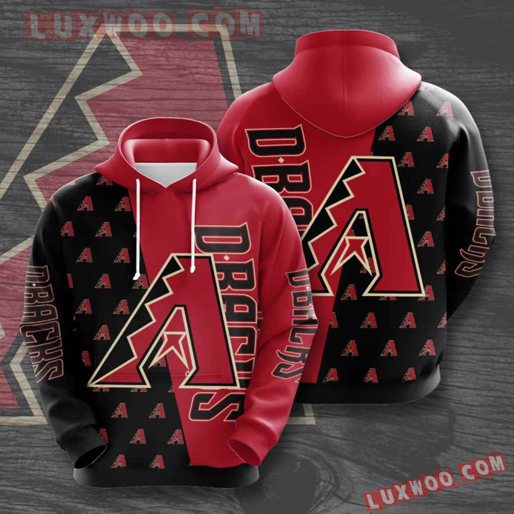 Mlb Arizona Diamondbacks 3d Hoodie 13