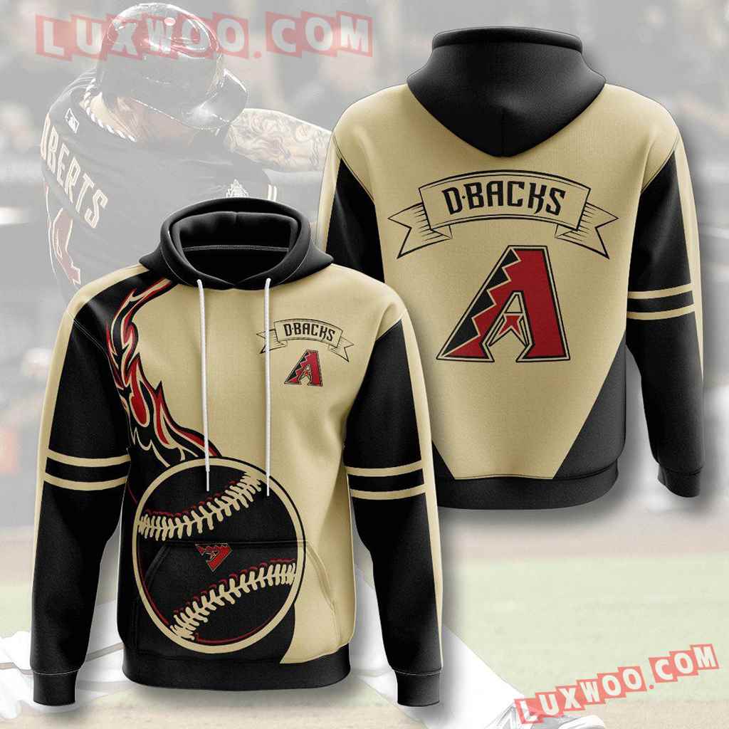 Mlb Arizona Diamondbacks 3d Hoodie V3