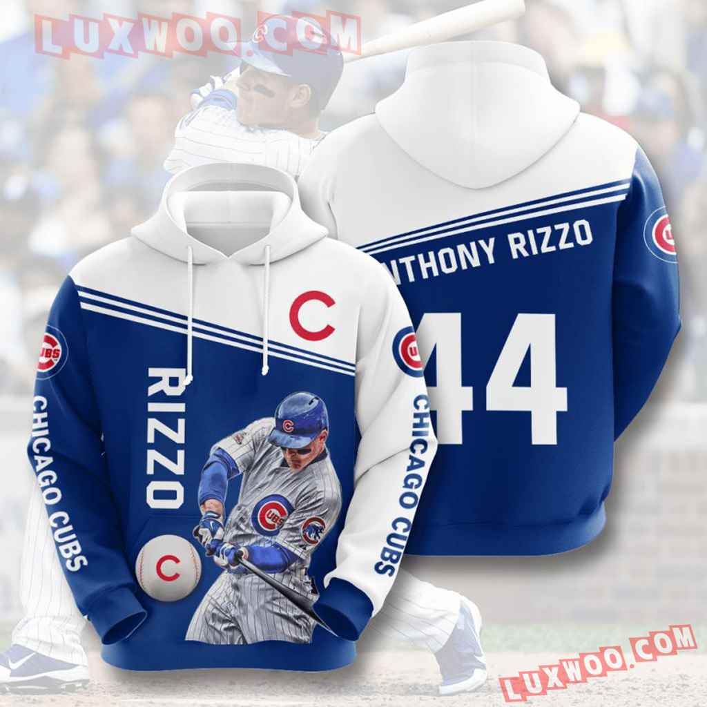 Mlb Chicago Cubs 3d Hoodie V7 Full Size Up To 5xl