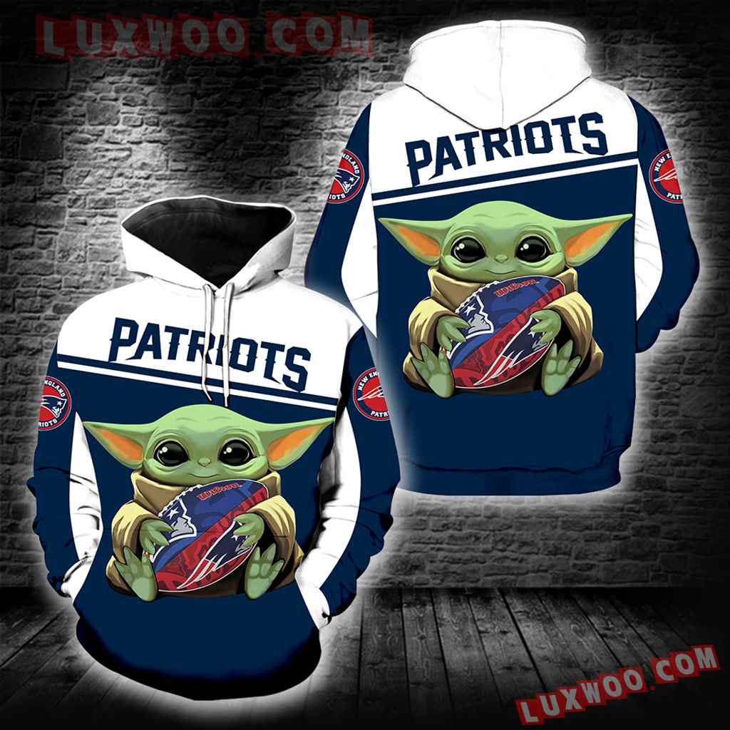New England Patriots Baby Yoda New Full All Over Print K1389