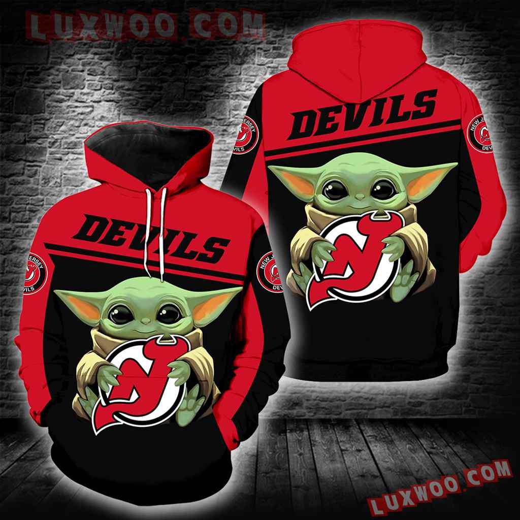 New Jersey Devils Baby Yoda New Full All Over Print K1364