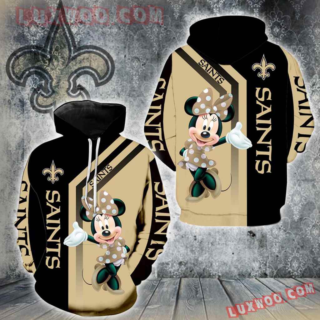 New Orleans Saints Minnie Mouse New Full All Over Print V1452