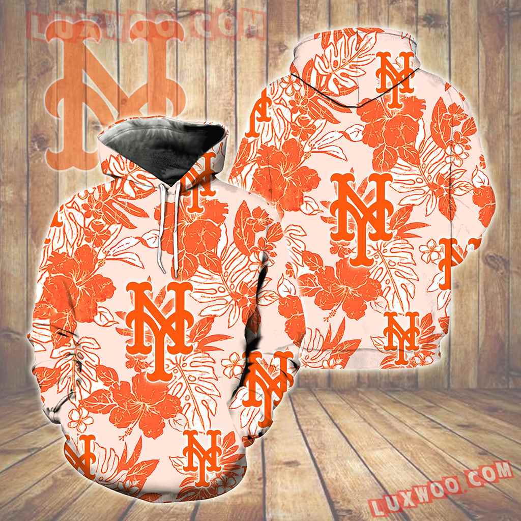 New York Mets Hawaiian Tropical Flower New Full All Over Print K1561