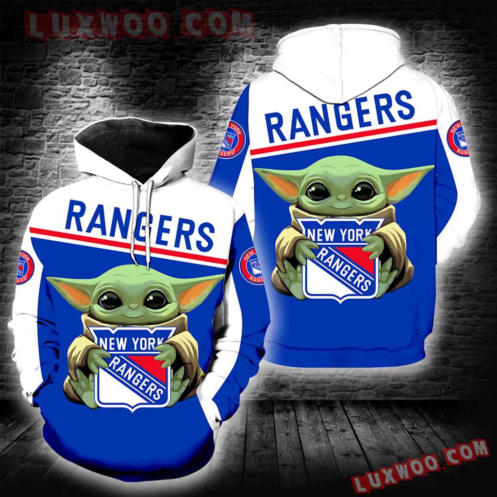 New York Rangers Baby Yoda New Full All Over Print K1352