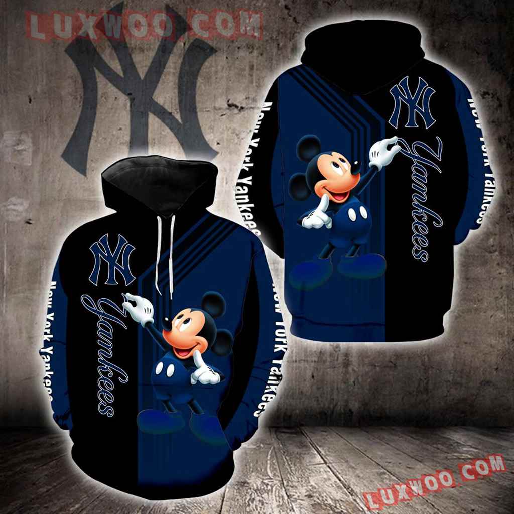 New York Yankees Mickey Mouse New Full All Over Print K1346 - Luxwoo.com