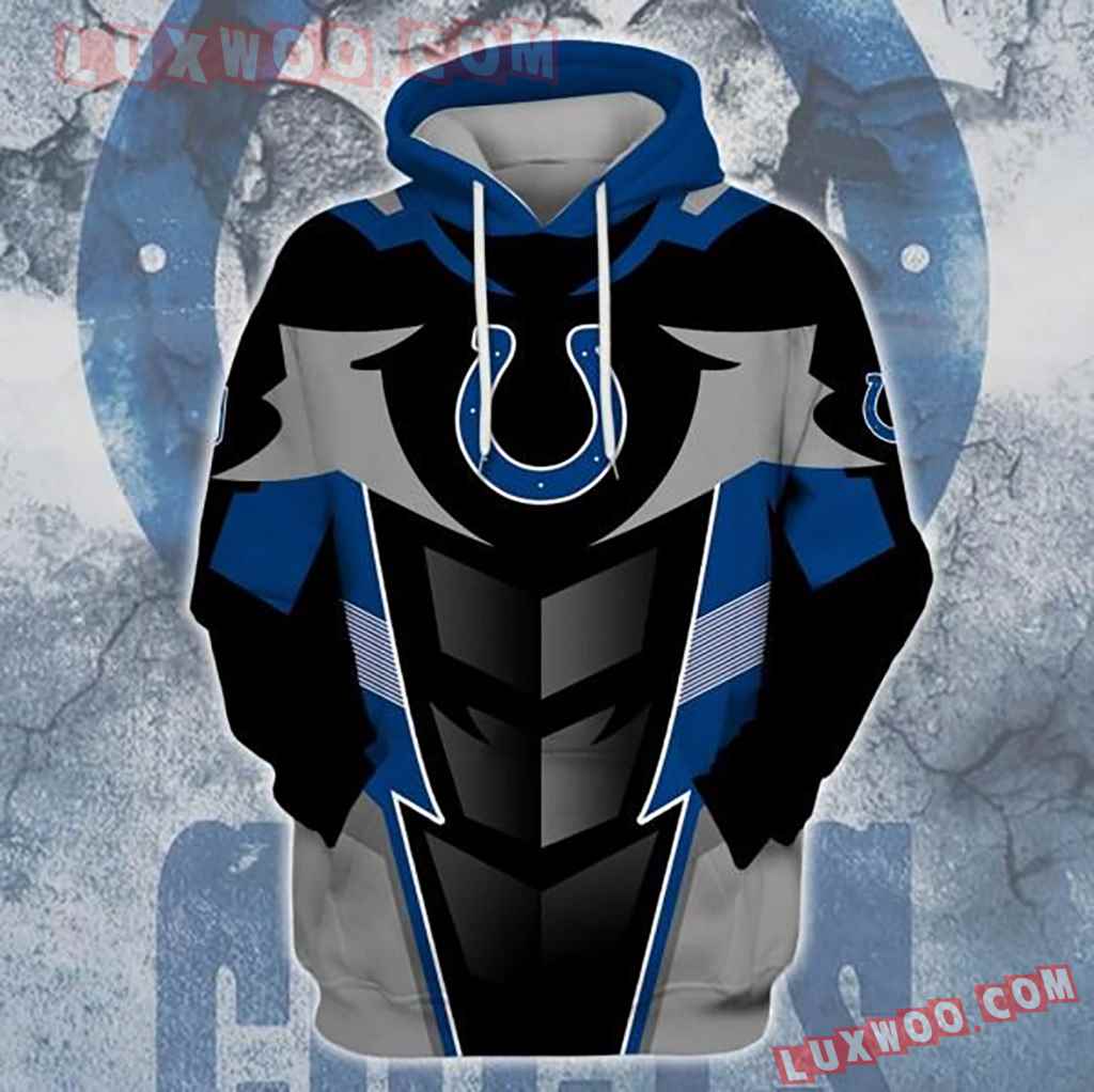 Nfl Indianapolis Colts 3d Hoodie 3228