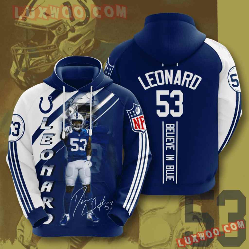 Nfl Indianapolis Colts 3d Hoodie For Men For Women All Over Printed Hoodie 12