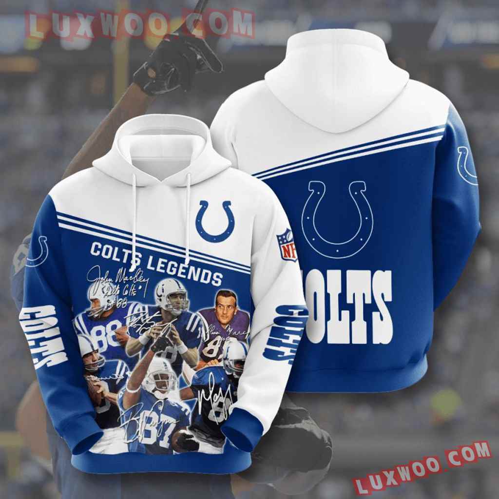 Nfl Indianapolis Colts 3d Hoodie For Men For Women All Over Printed Hoodie 9