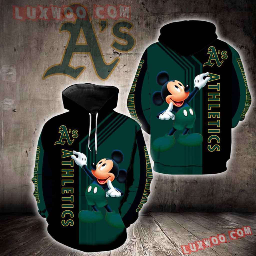 Oakland Athletics Mickey Mouse New Full All Over Print K1383