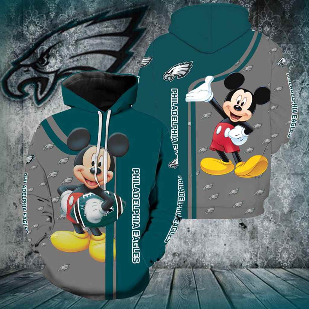 Philadelphia Eagles Mickey Mouse All Over Print K1053