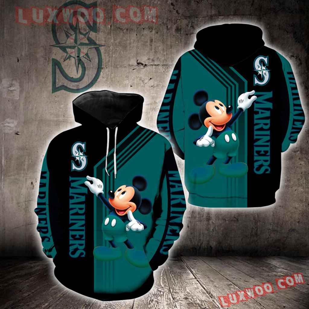 Seattle Mariners Mickey Mouse New Full All Over Print K1371