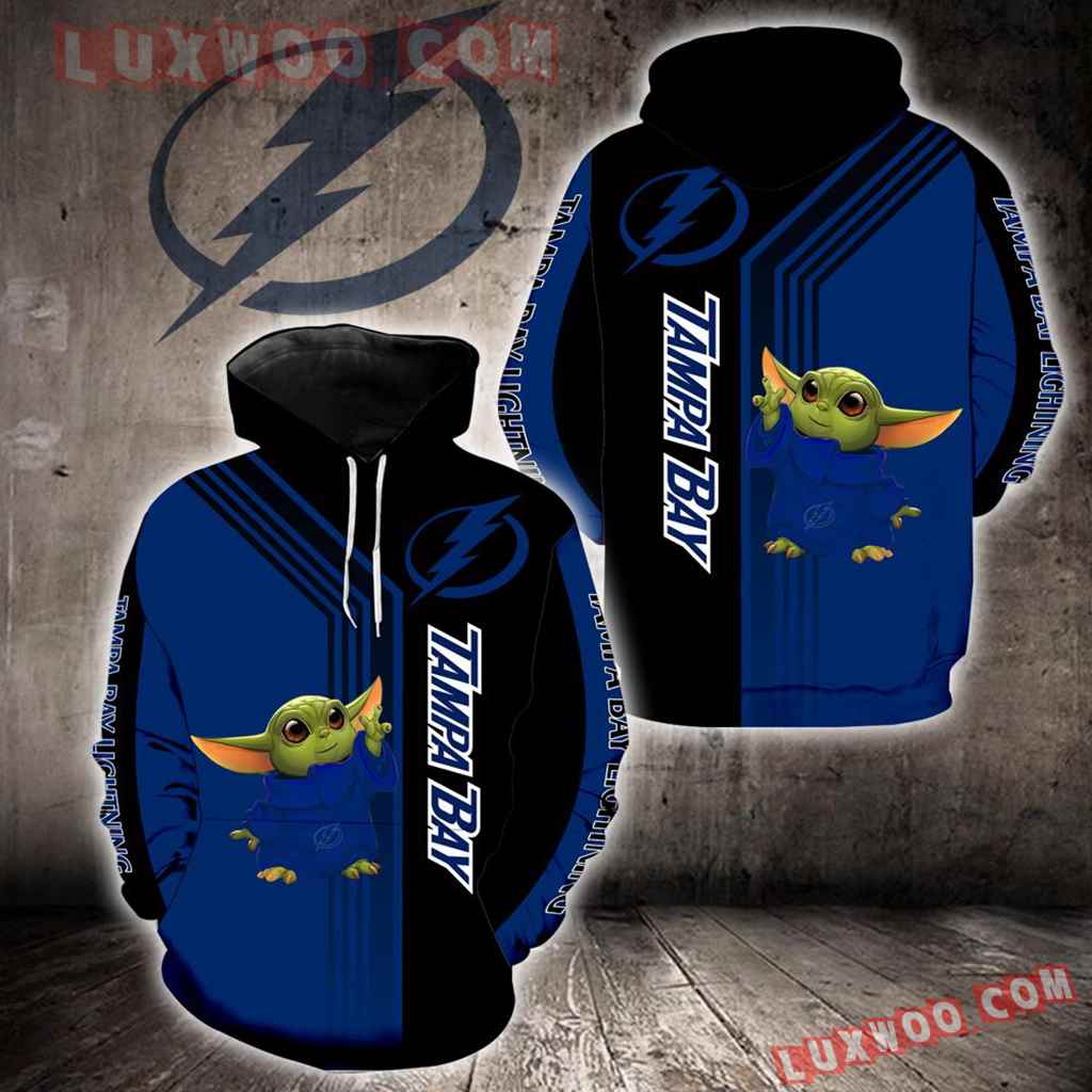 Tampa Bay Lightning Baby Yoda New Full All Over Print V1561