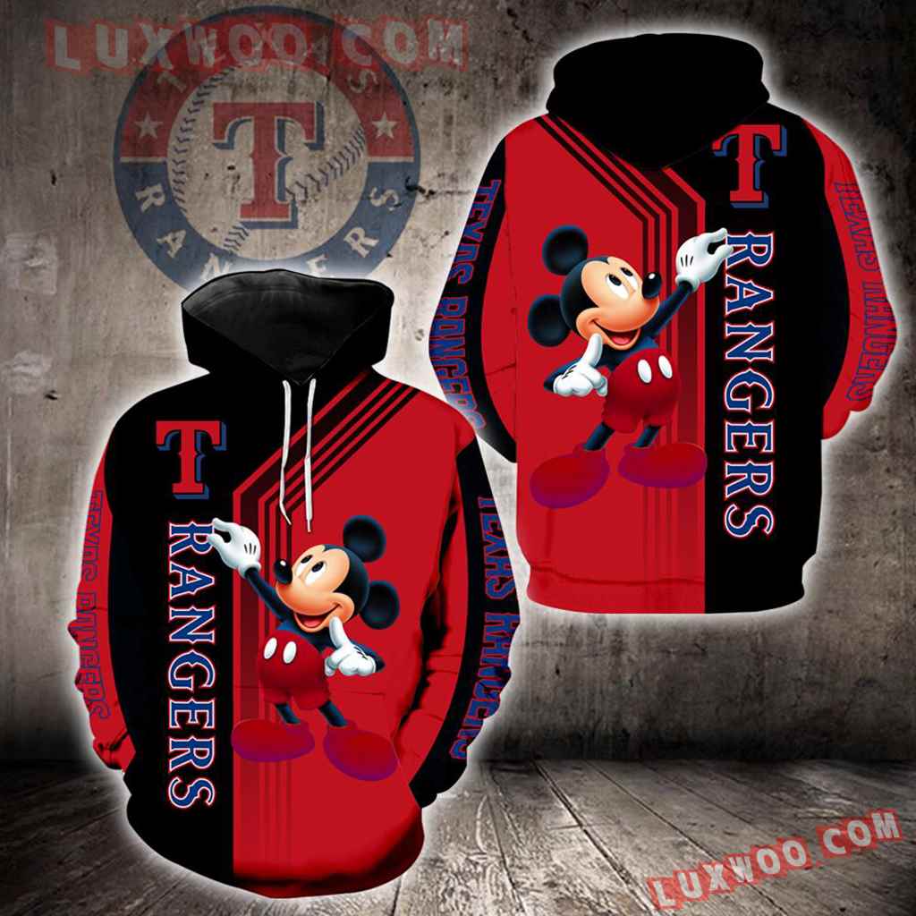 Texas Rangers Mickey Mouse New Full All Over Print K1370